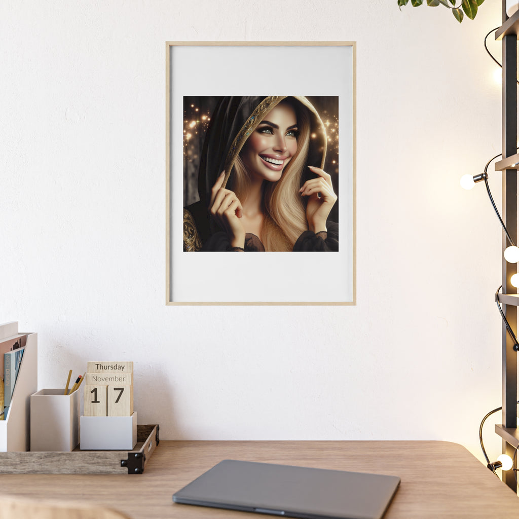 Poster mit Holzrahmen, Art.-Nr. AP 00159 P