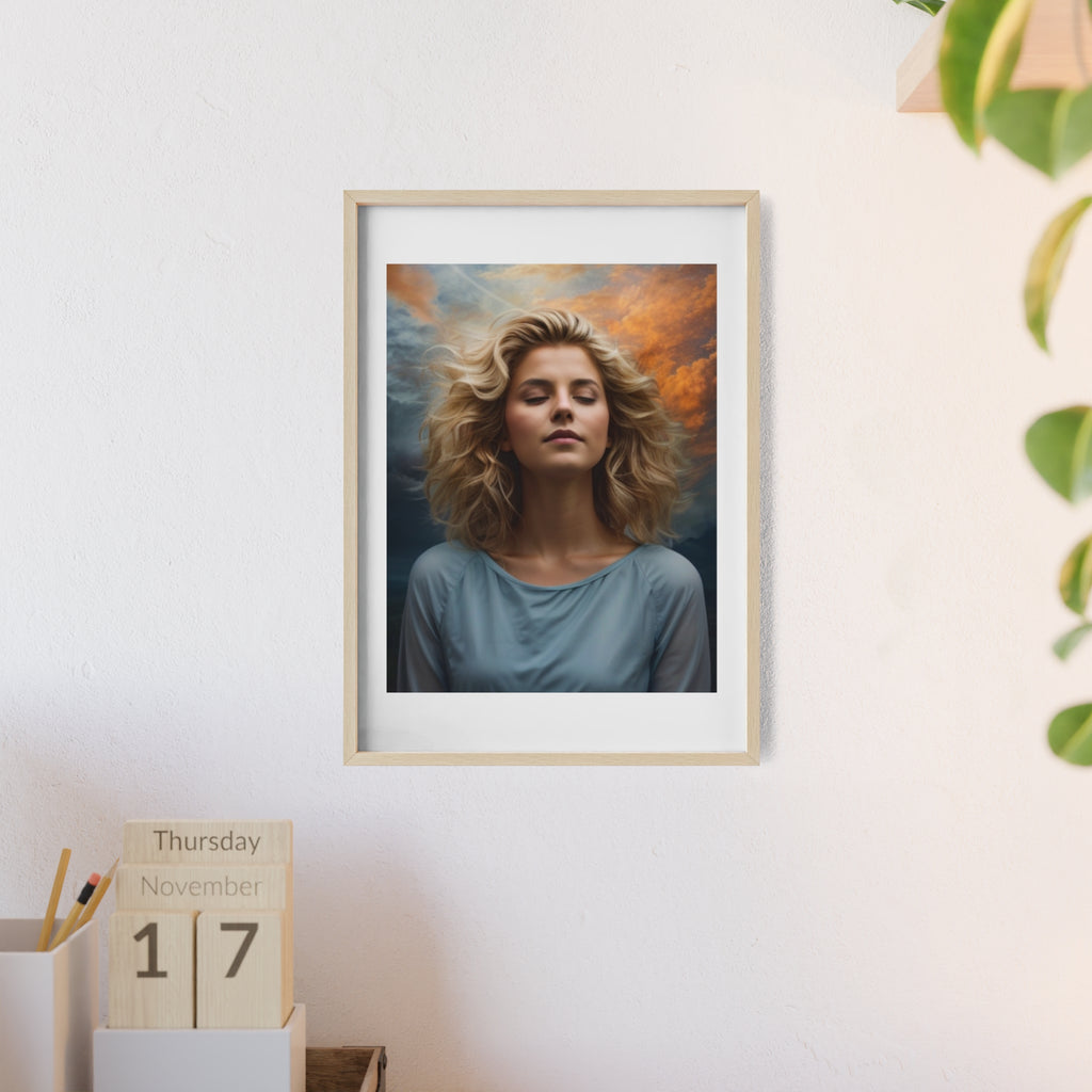 Poster mit Holzrahmen, Art.-Nr. FY 00109 P