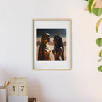 Poster mit Holzrahmen, Art.-Nr. FY 00116 P