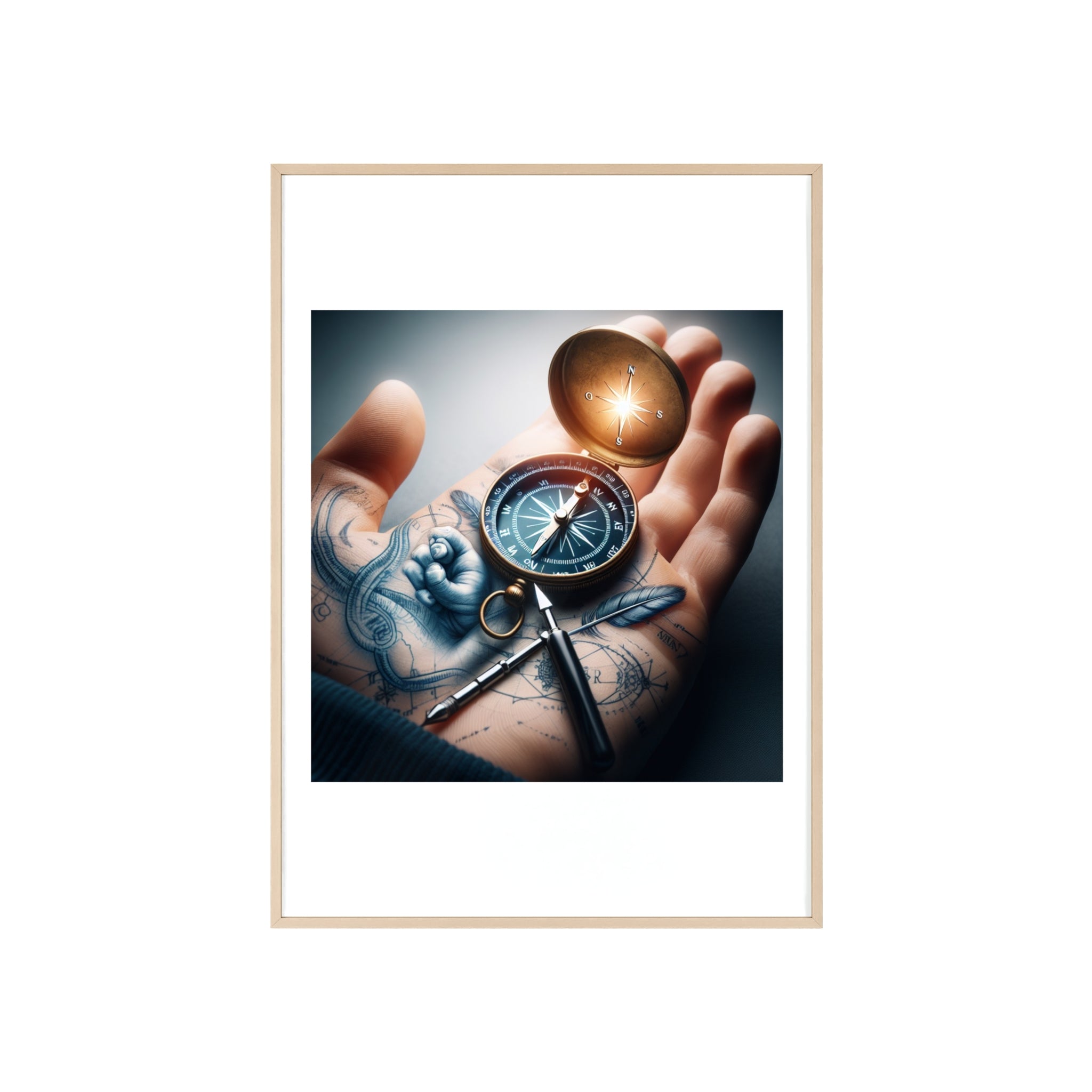 Poster mit Holzrahmen, Art.-Nr. FY 00107 P