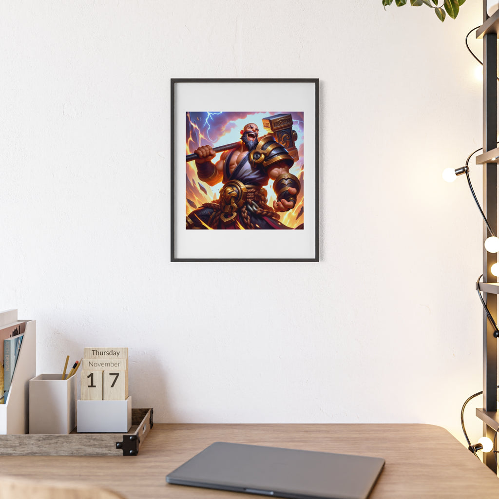 Poster mit Holzrahmen, Art.-Nr. FY 00134 P