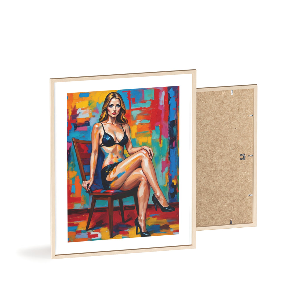Poster mit Holzrahmen, Art.-Nr. AP 00145 P