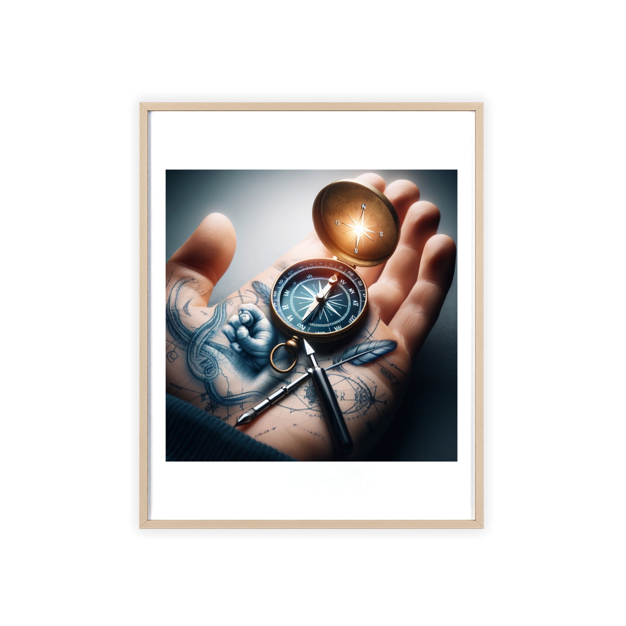 Poster mit Holzrahmen, Art.-Nr. FY 00107 P