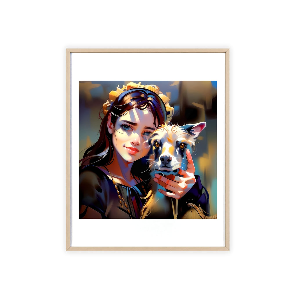 Poster mit Holzrahmen, Art.-Nr. AP 00123 P