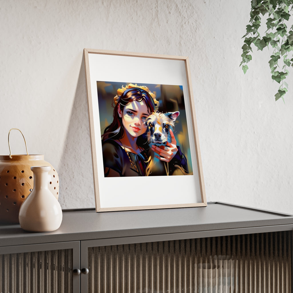 Poster mit Holzrahmen, Art.-Nr. AP 00123 P