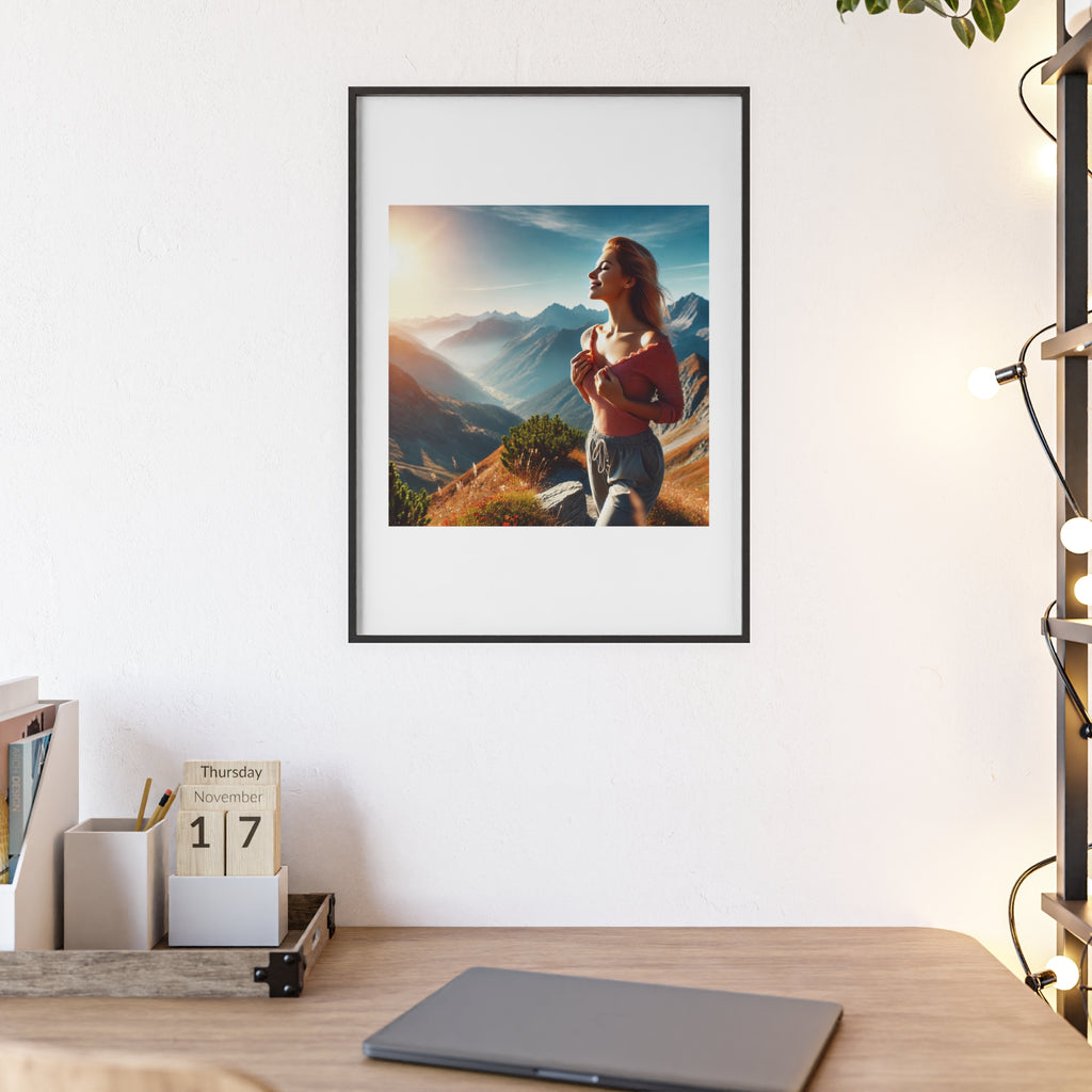 Poster mit Holzrahmen, Art-Nr. AP 00132 P