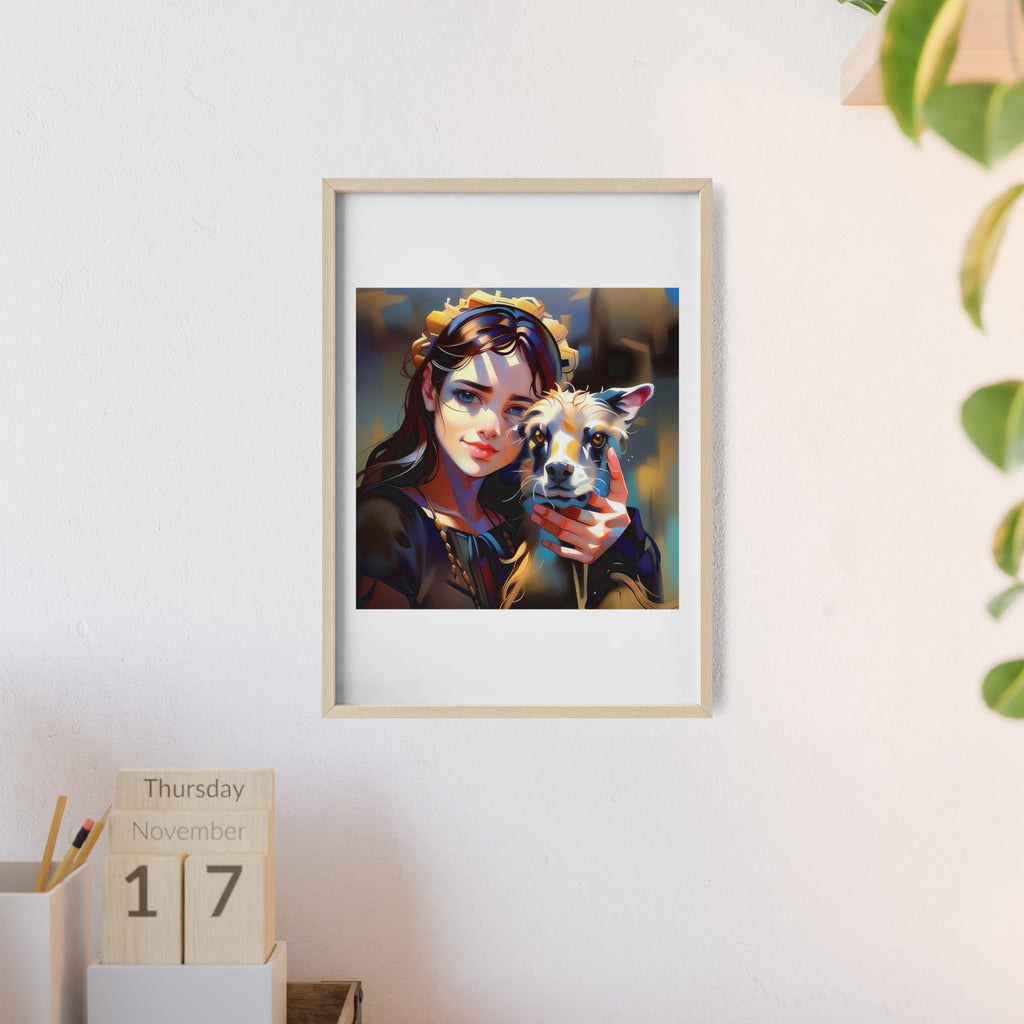 Poster mit Holzrahmen, Art.-Nr. AP 00123 P