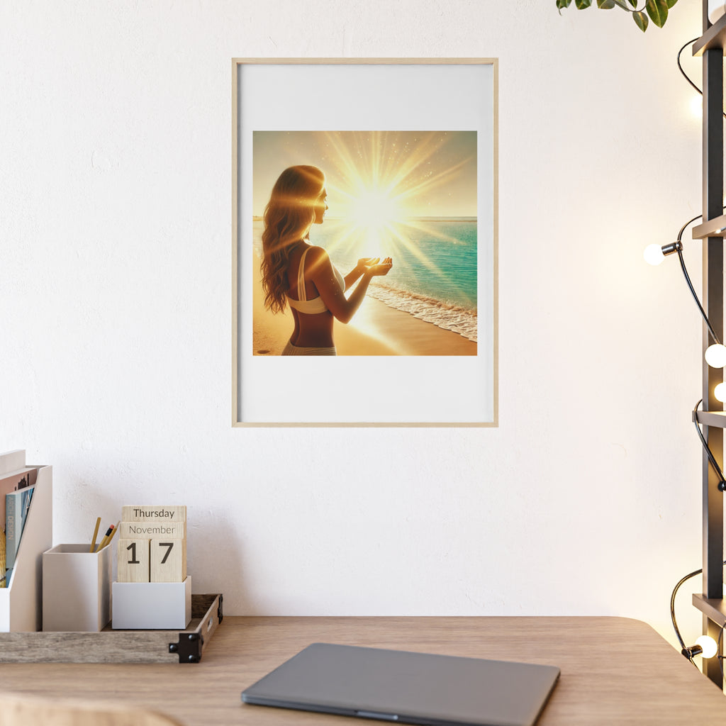 Poster mit Holzrahmen, Art.-Nr. AP 00110 P