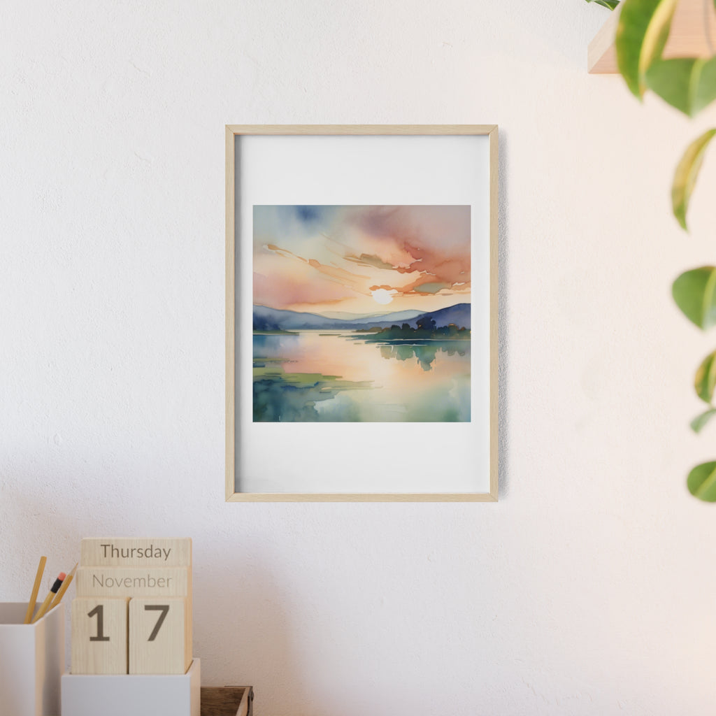 Poster mit Holzrahmen, Art.-Nr. FY 00137 P