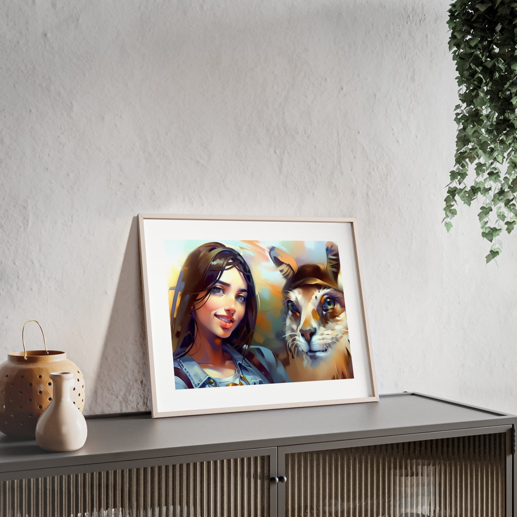 Poster mit Holzrahmen, Art.-Nr. AP 00122 P