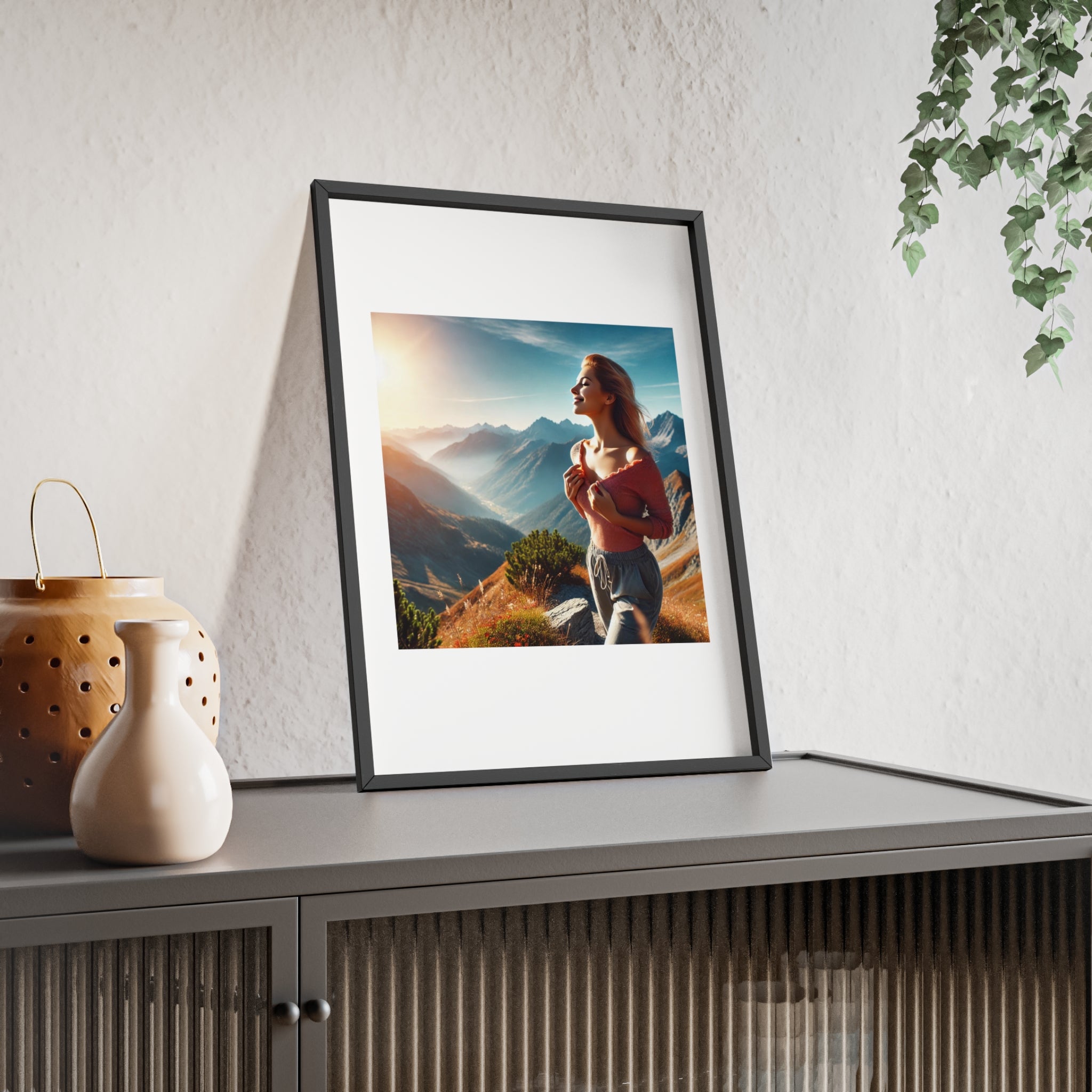 Poster mit Holzrahmen, Art-Nr. AP 00132 P