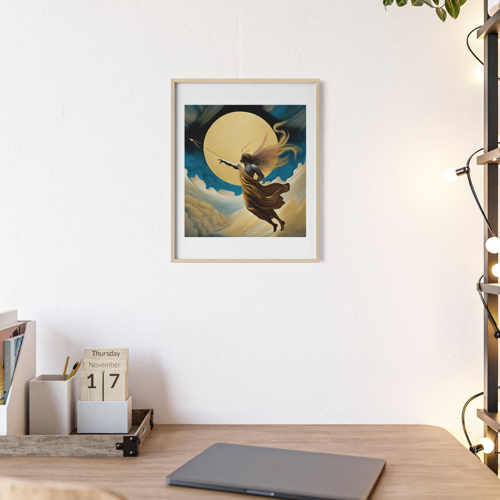 Poster mit Holzrahmen, Art.-Nr. FY 00118 P