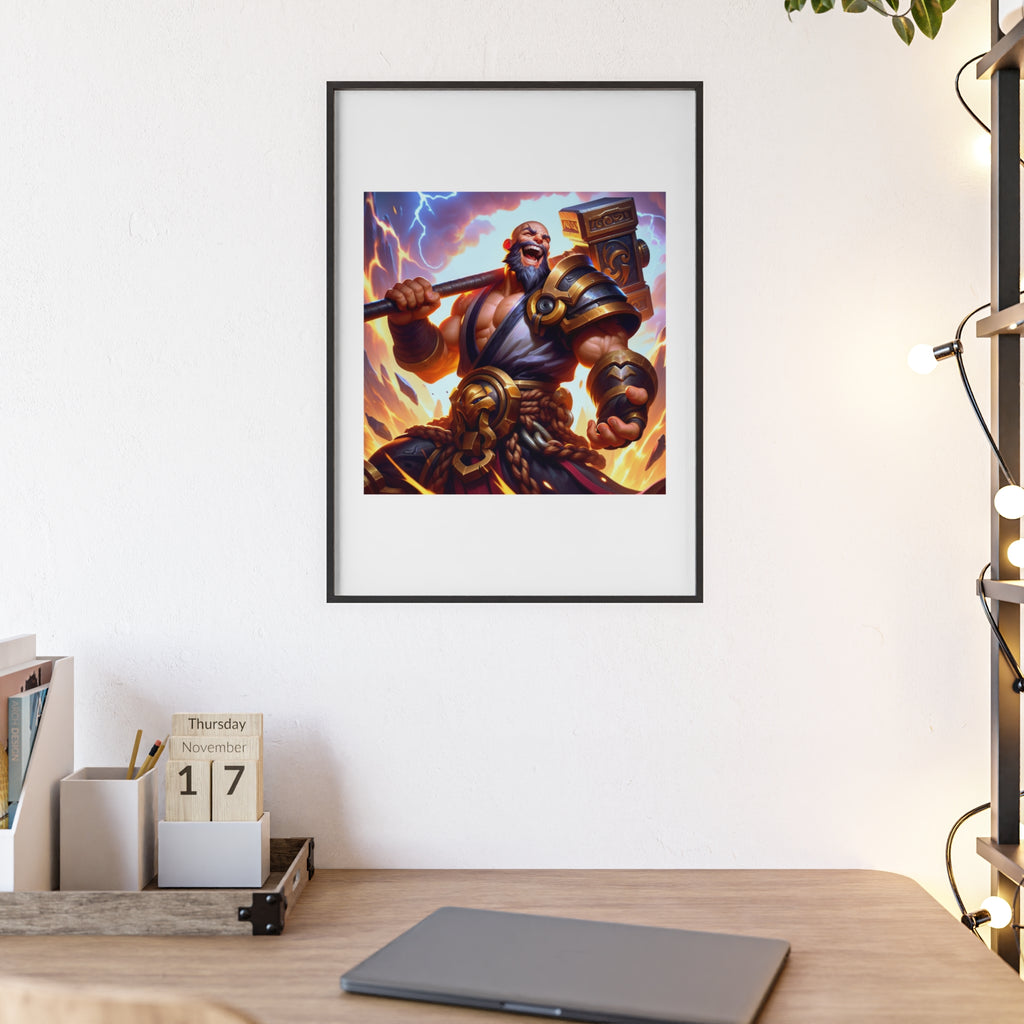 Poster mit Holzrahmen, Art.-Nr. FY 00134 P