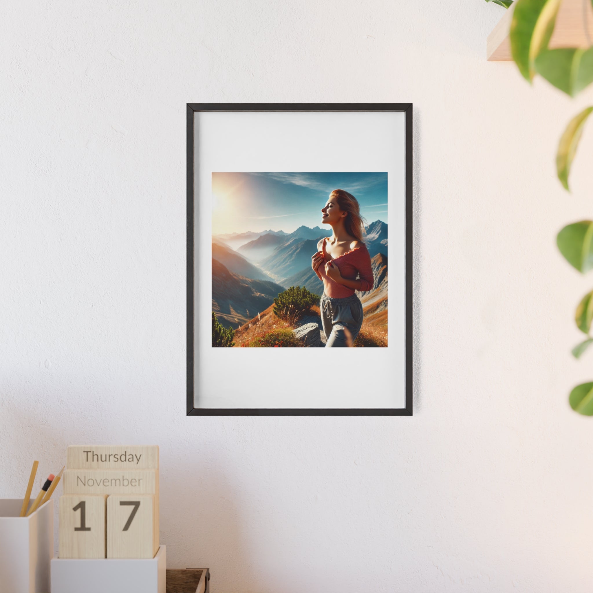 Poster mit Holzrahmen, Art-Nr. AP 00132 P