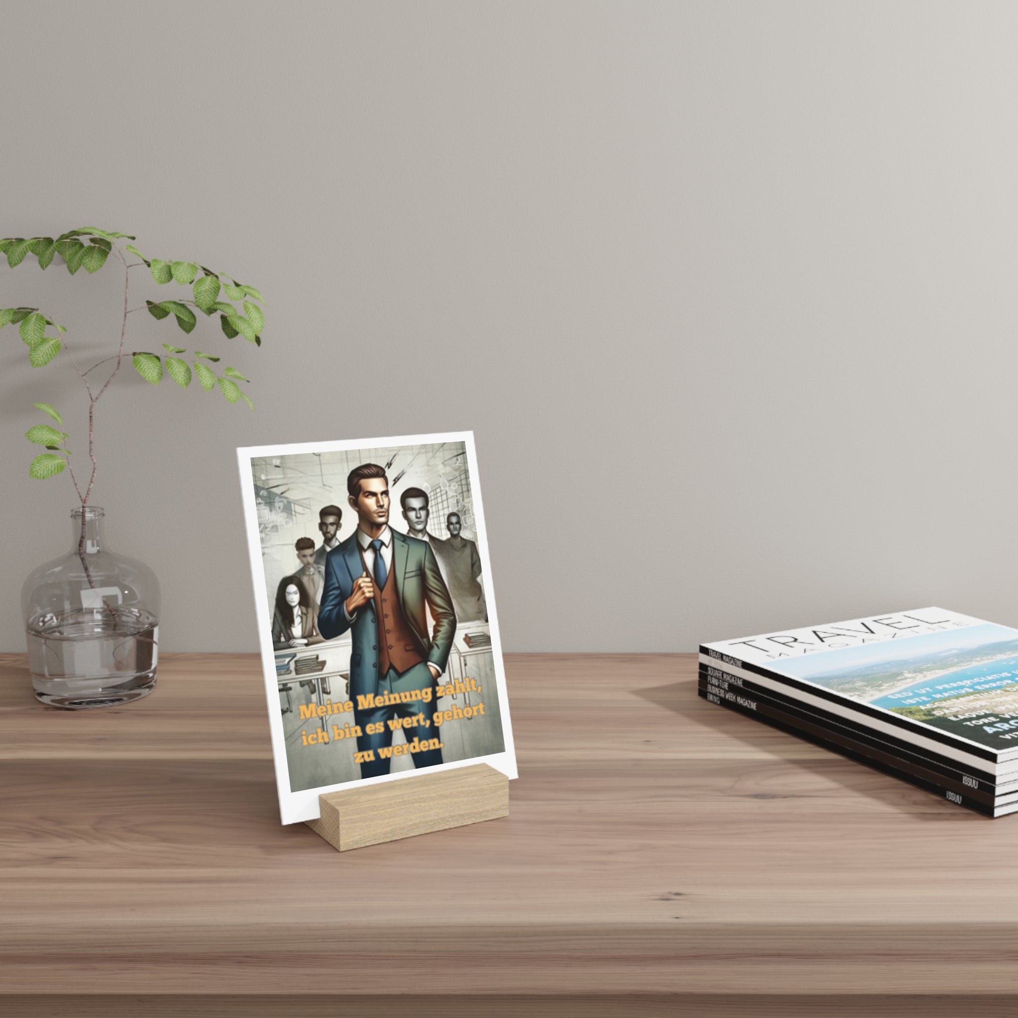 Aufsteller mit Ständer, Art.-Nr. G 005-4