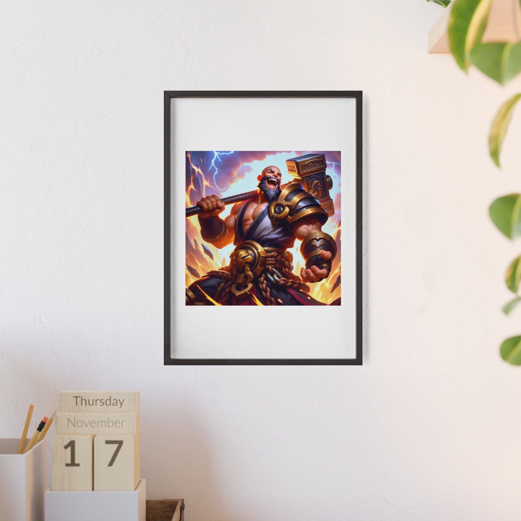 Poster mit Holzrahmen, Art.-Nr. FY 00134 P