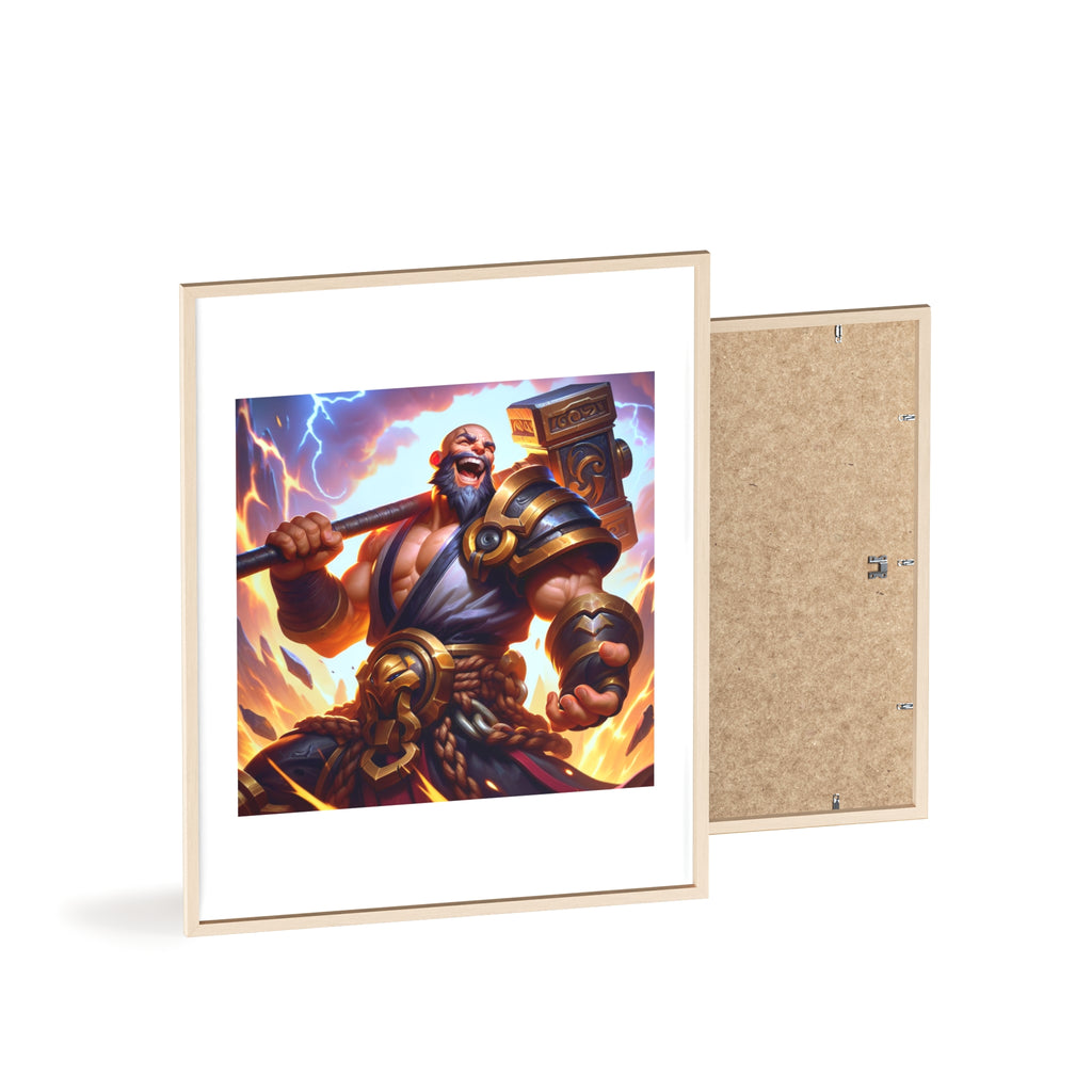 Poster mit Holzrahmen, Art.-Nr. FY 00134 P