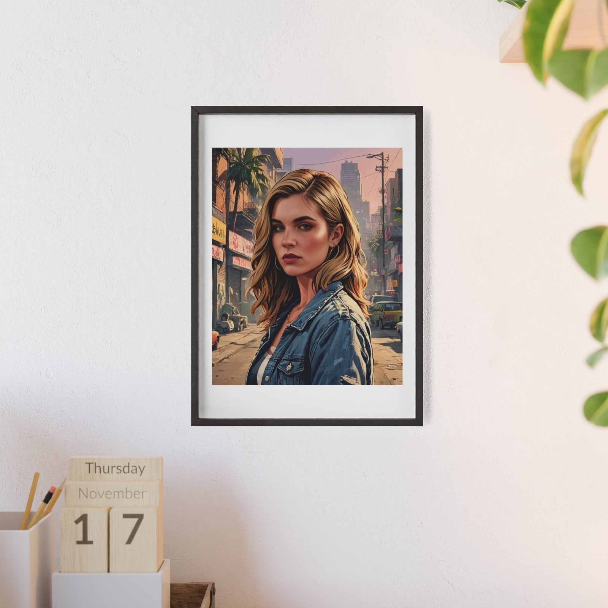 Poster mit Holzrahmen, Art.-Nr. AP 00152 P