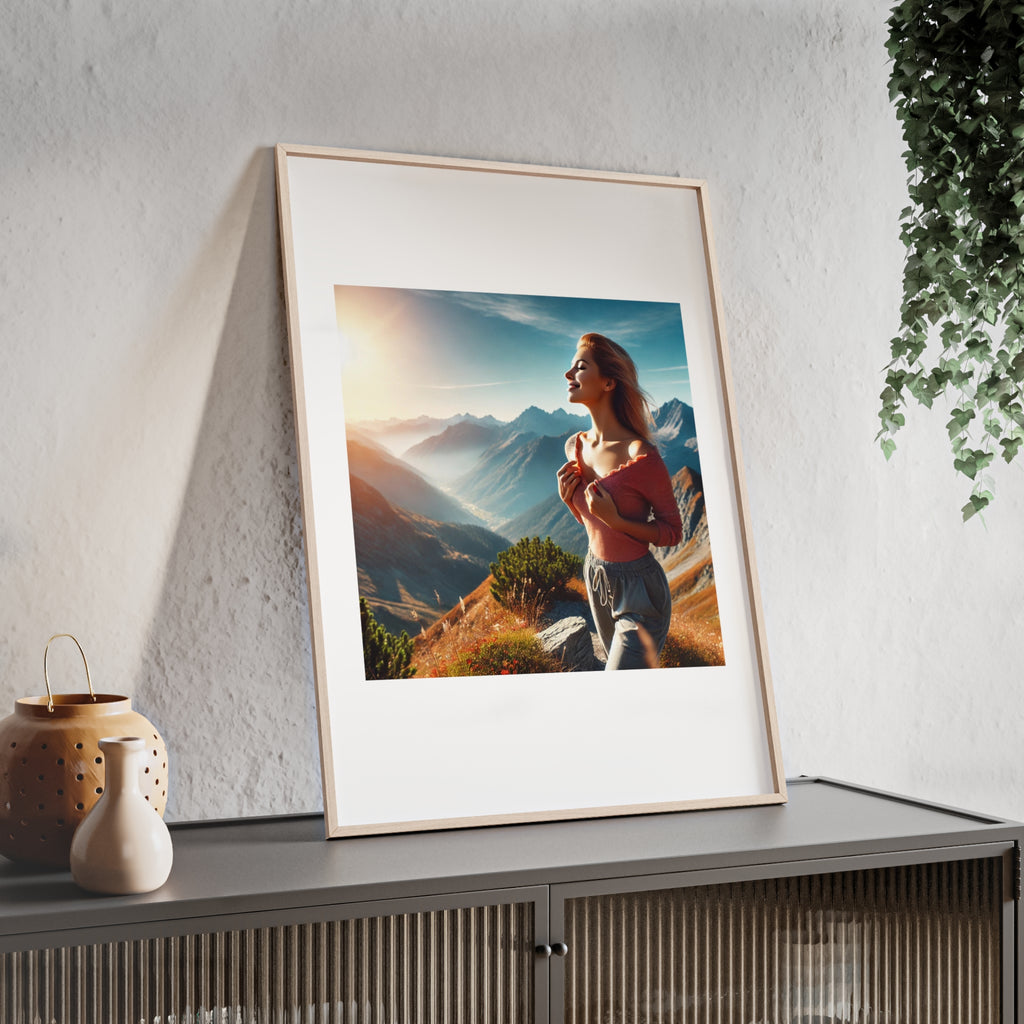 Poster mit Holzrahmen, Art-Nr. AP 00132 P