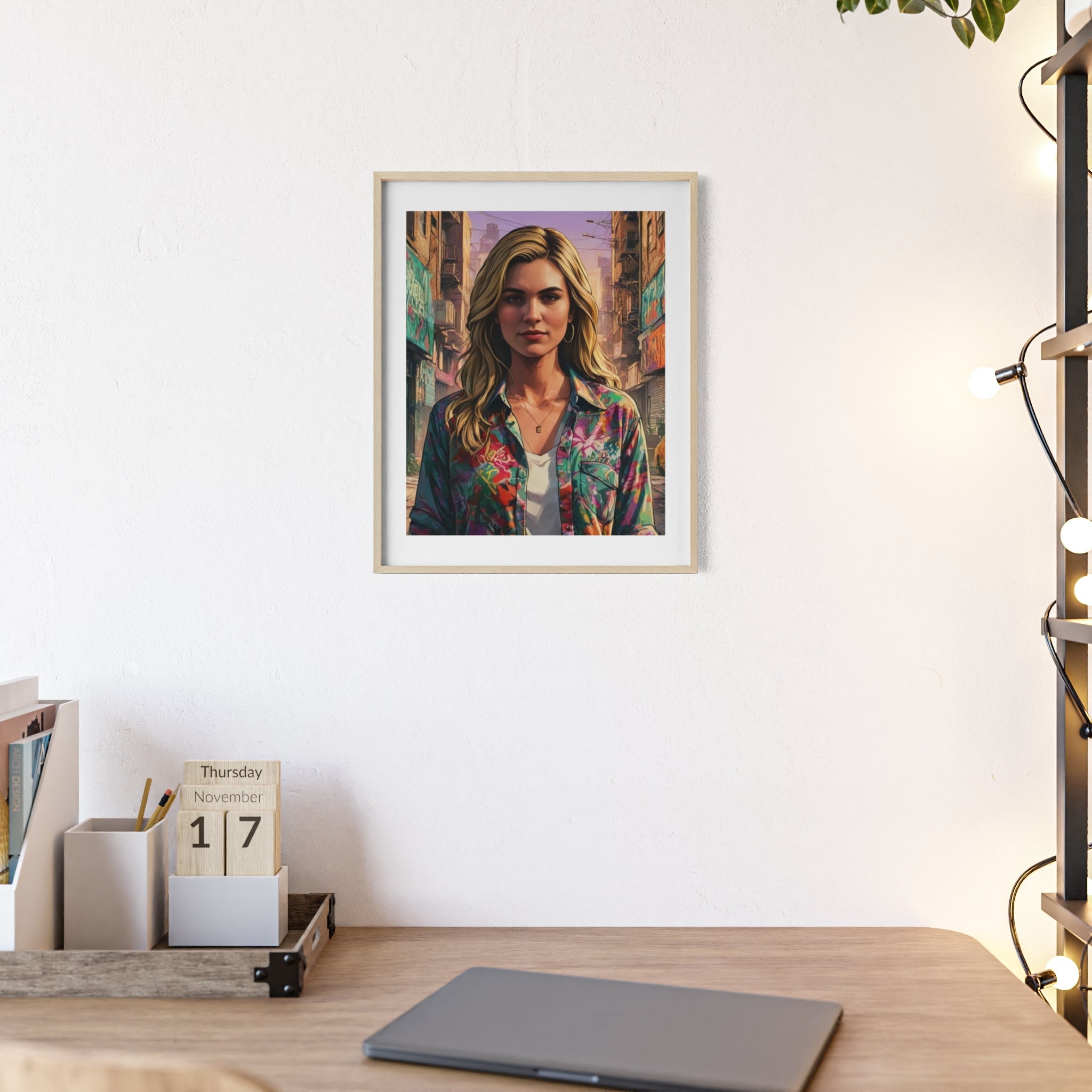 Poster mit Holzrahmen, Art.-Nr. AP 00154 P