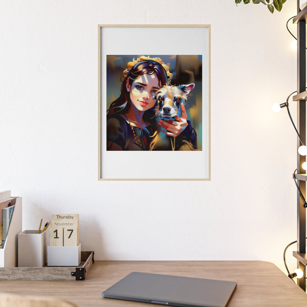 Poster mit Holzrahmen, Art.-Nr. AP 00123 P