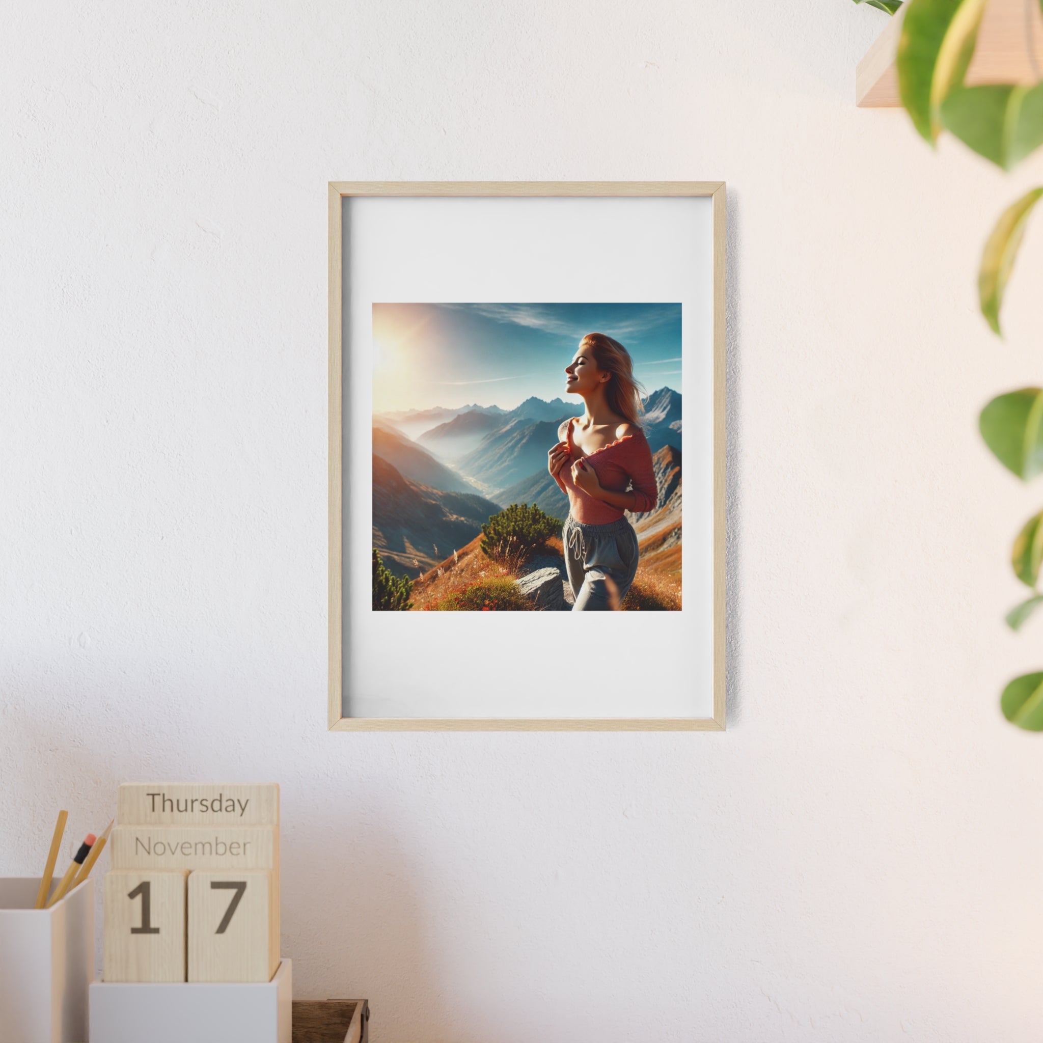 Poster mit Holzrahmen, Art-Nr. AP 00132 P