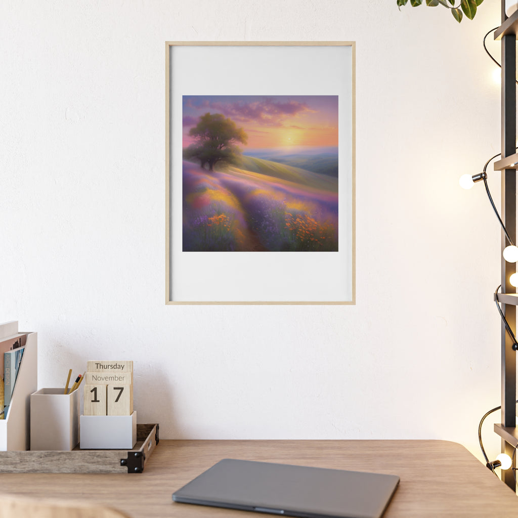 Poster mit Holzrahmen, Art.-Nr. FY 00136 P