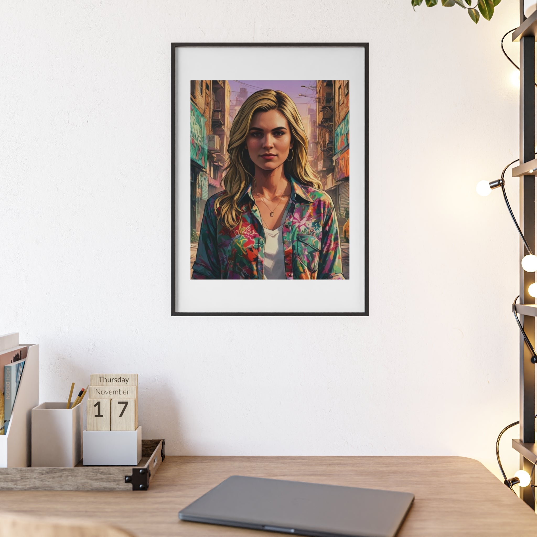 Poster mit Holzrahmen, Art.-Nr. AP 00154 P