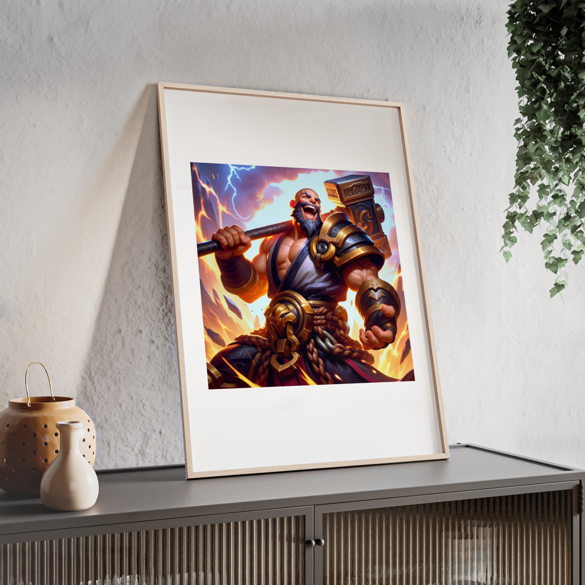 Poster mit Holzrahmen, Art.-Nr. FY 00134 P