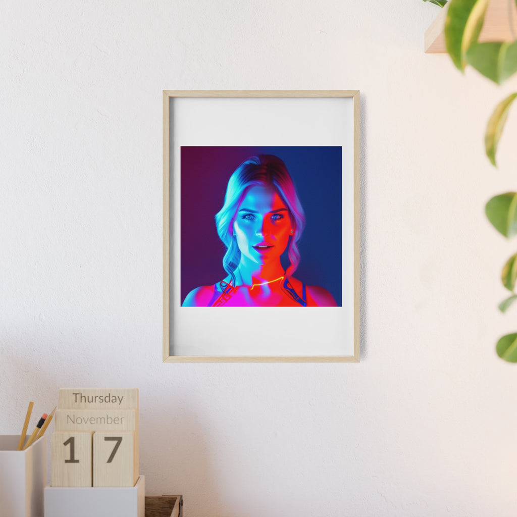 Poster mit Holzrahmen, Art.-Nr. AP 00101 P