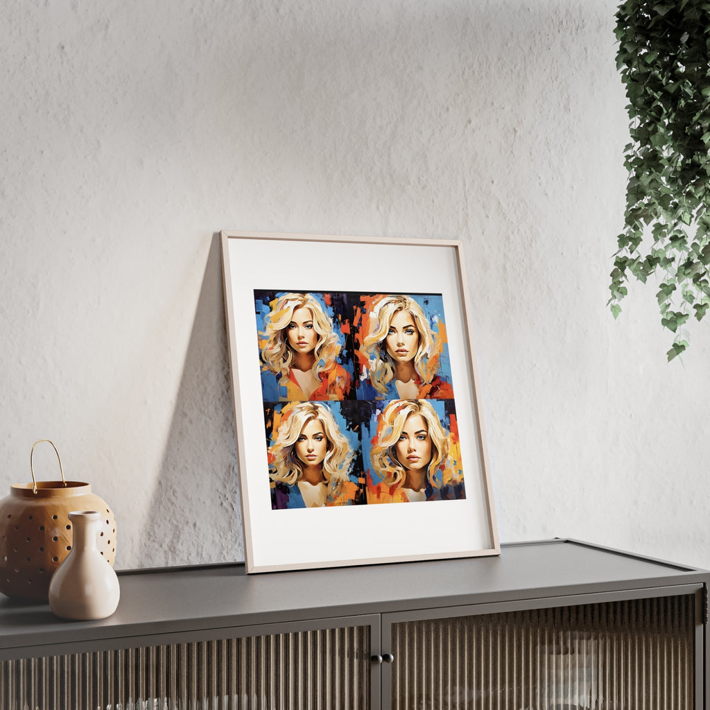 Poster mit Holzrahmen, Art.-Nr. AP 00126 P