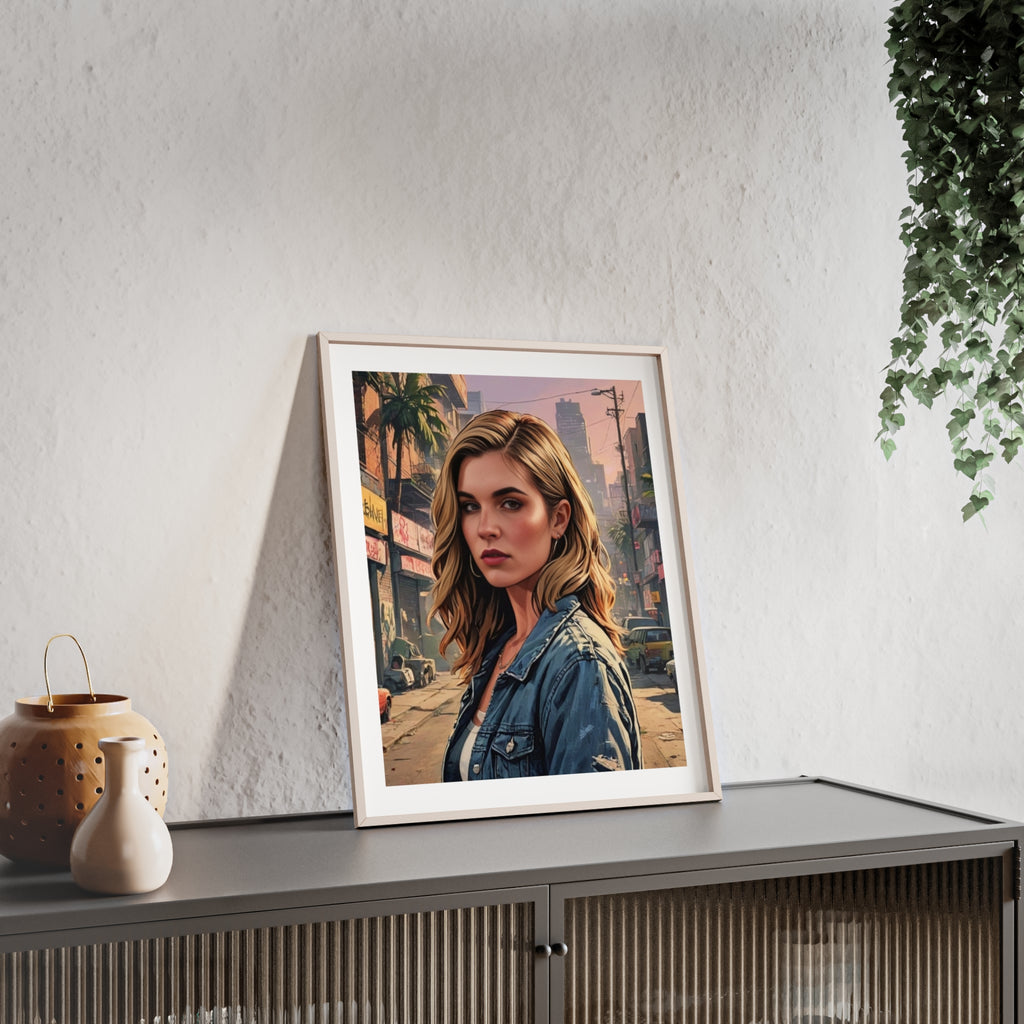 Poster mit Holzrahmen, Art.-Nr. AP 00152 P