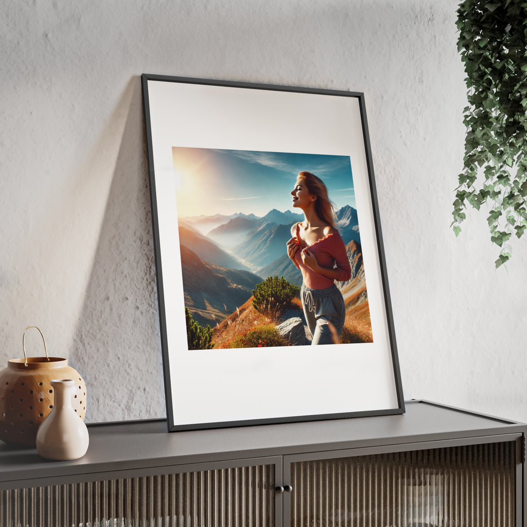 Poster mit Holzrahmen, Art-Nr. AP 00132 P