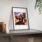 Poster mit Holzrahmen, Art.-Nr. FY 00134 P