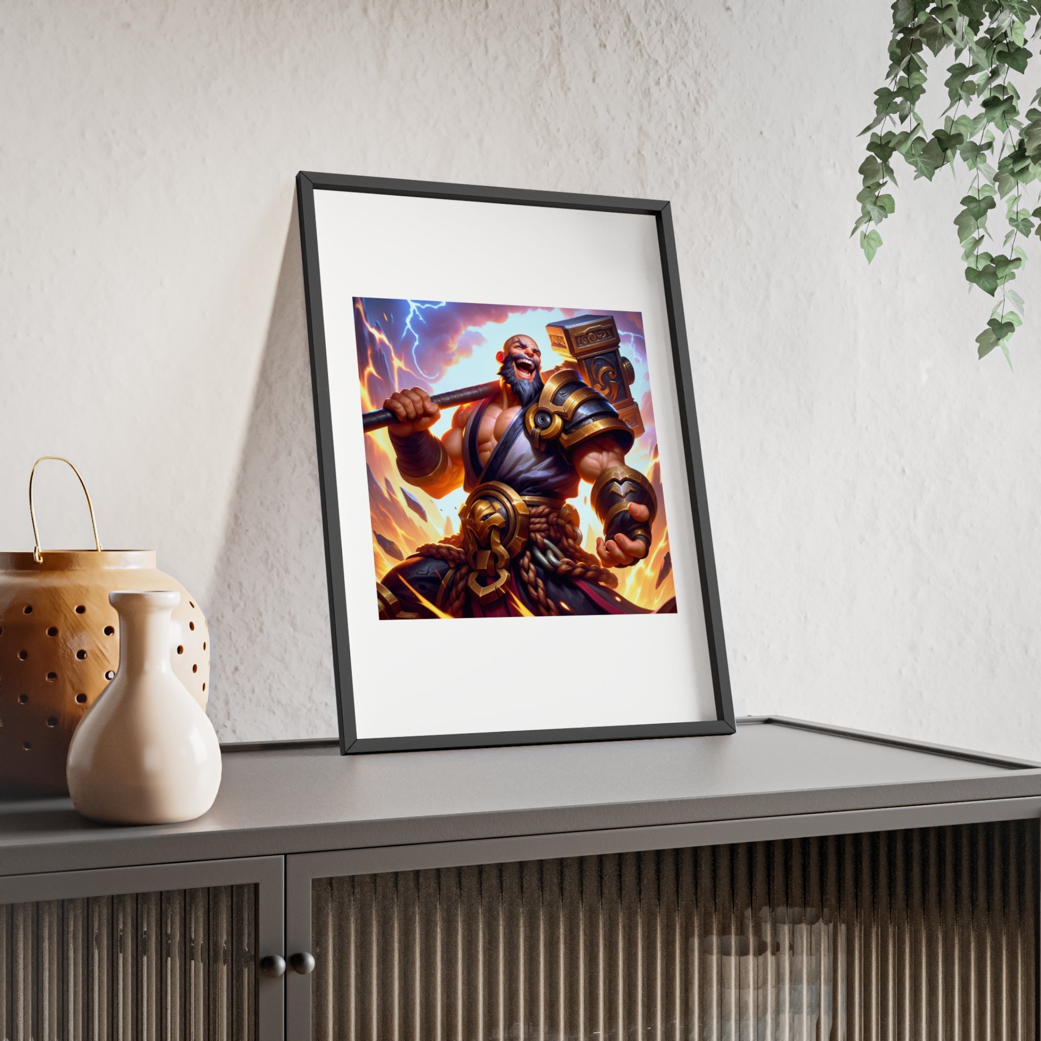 Poster mit Holzrahmen, Art.-Nr. FY 00134 P