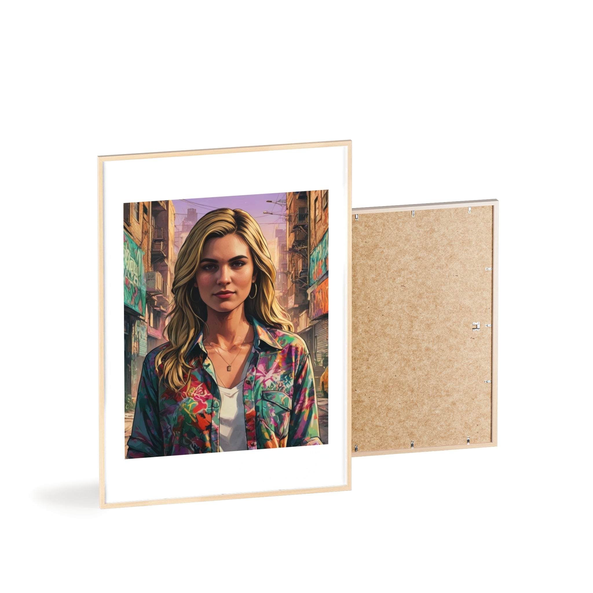 Poster mit Holzrahmen, Art.-Nr. AP 00154 P