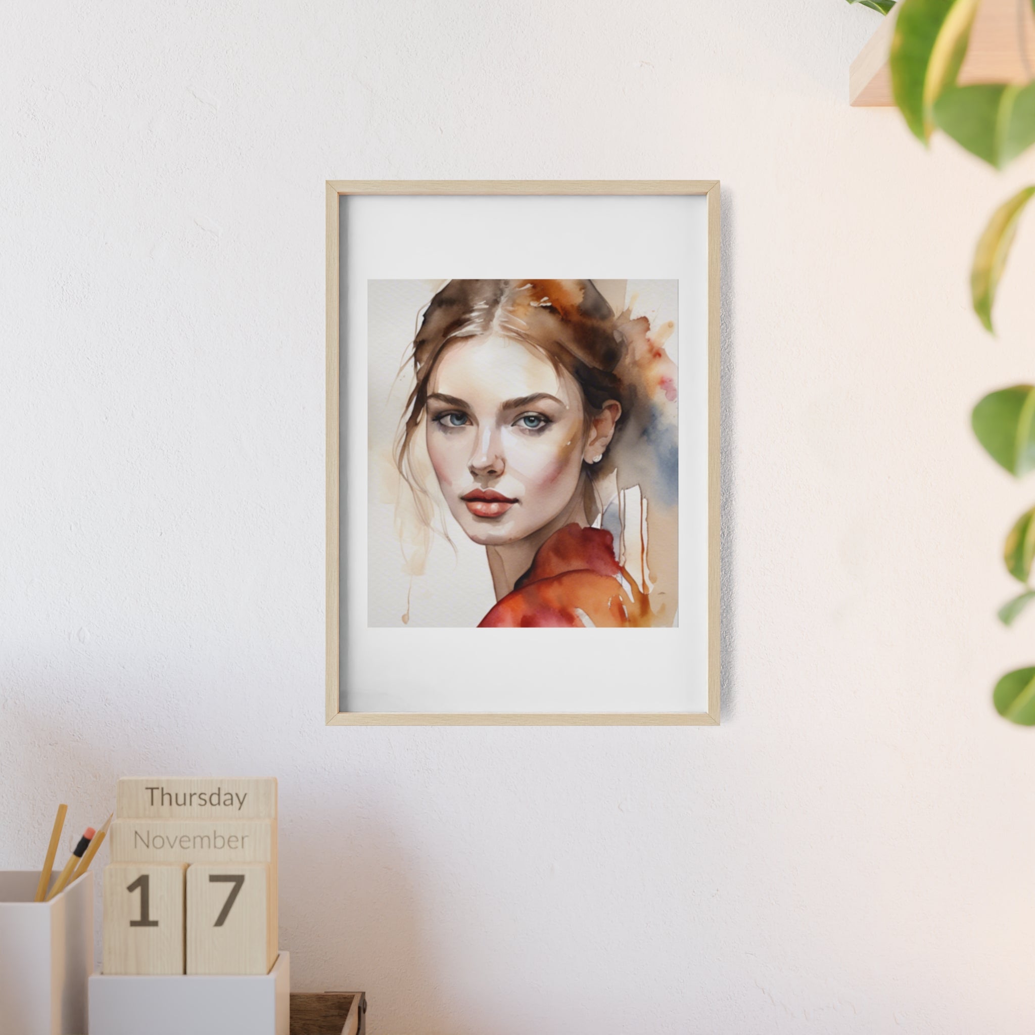 Poster mit Holzrahmen, Art.-Nr. AP 00163 P