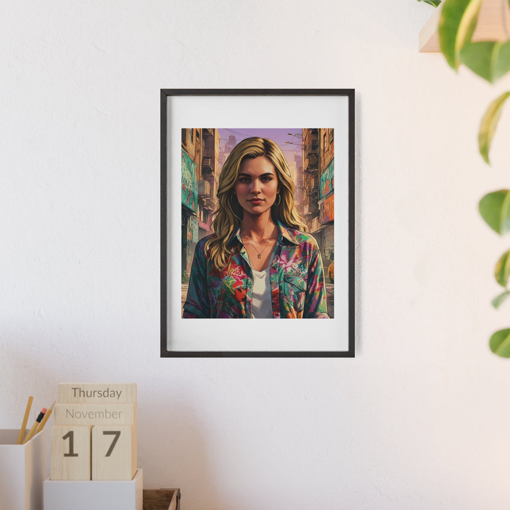 Poster mit Holzrahmen, Art.-Nr. AP 00154 P