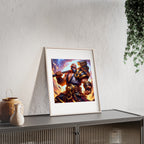 Poster mit Holzrahmen, Art.-Nr. FY 00134 P