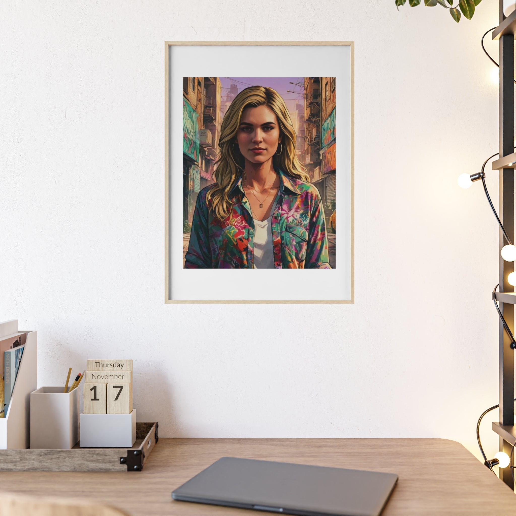 Poster mit Holzrahmen, Art.-Nr. AP 00154 P