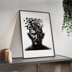 Poster mit Holzrahmen, Art.-Nr. FY 00106 P