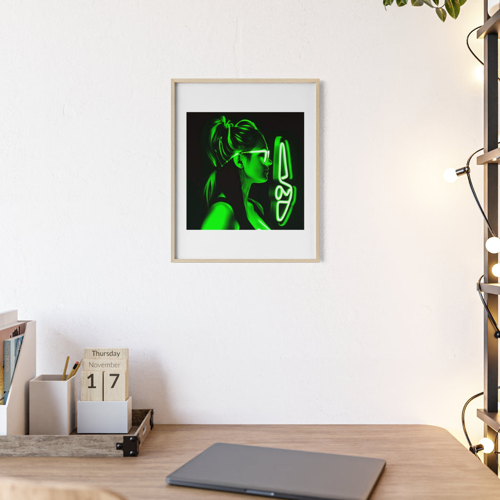 Poster mit Holzrahmen, Art.-Nr. FY 00105 P