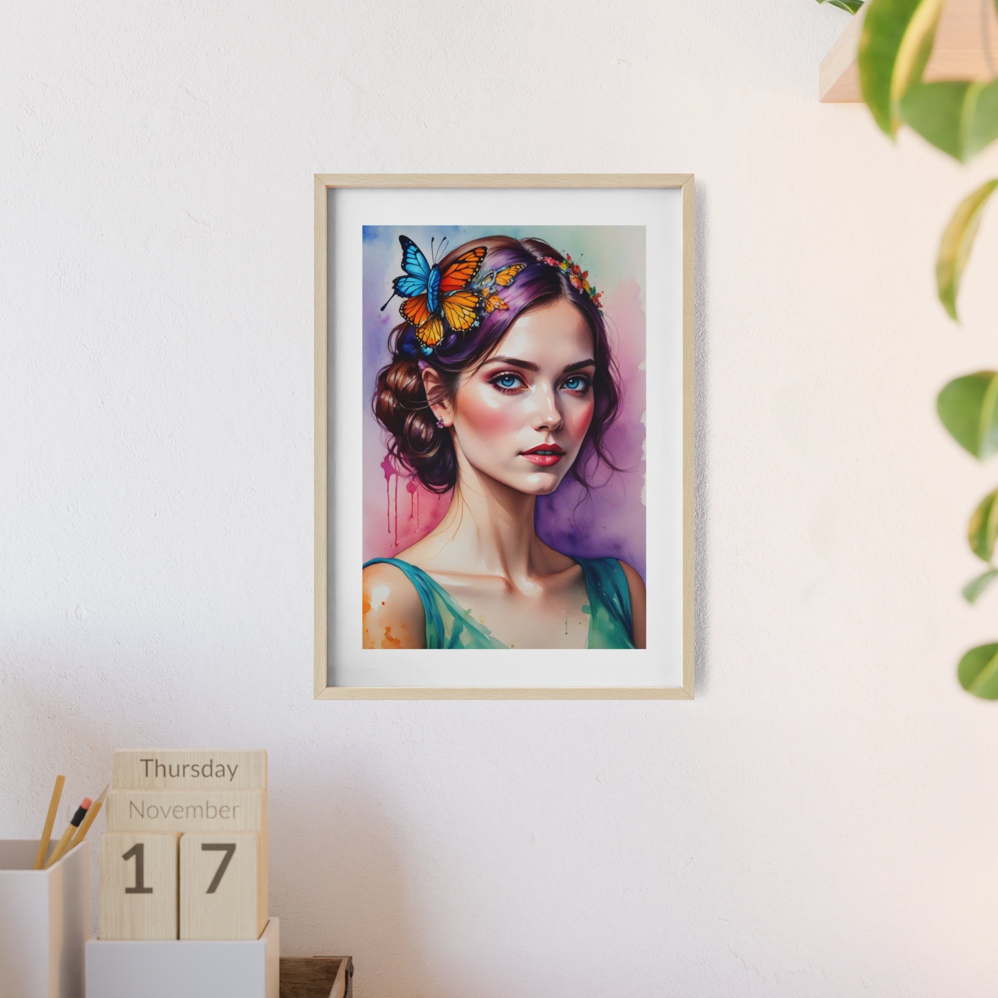 Poster mit Holzrahmen, Art.-Nr. AP 00140 P