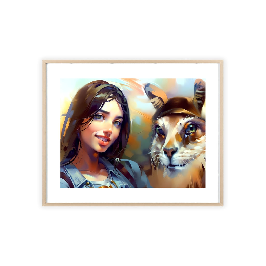 Poster mit Holzrahmen, Art.-Nr. AP 00122 P