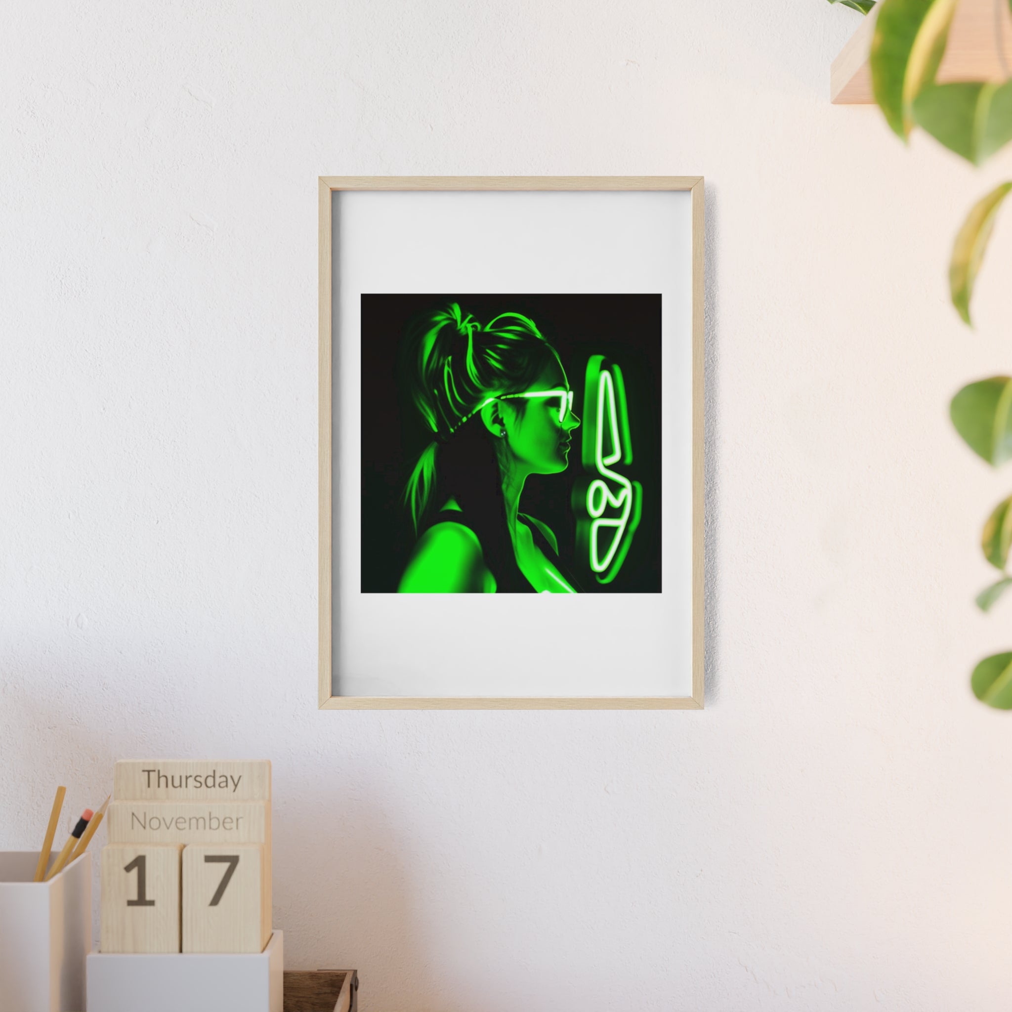 Poster mit Holzrahmen, Art.-Nr. FY 00105 P