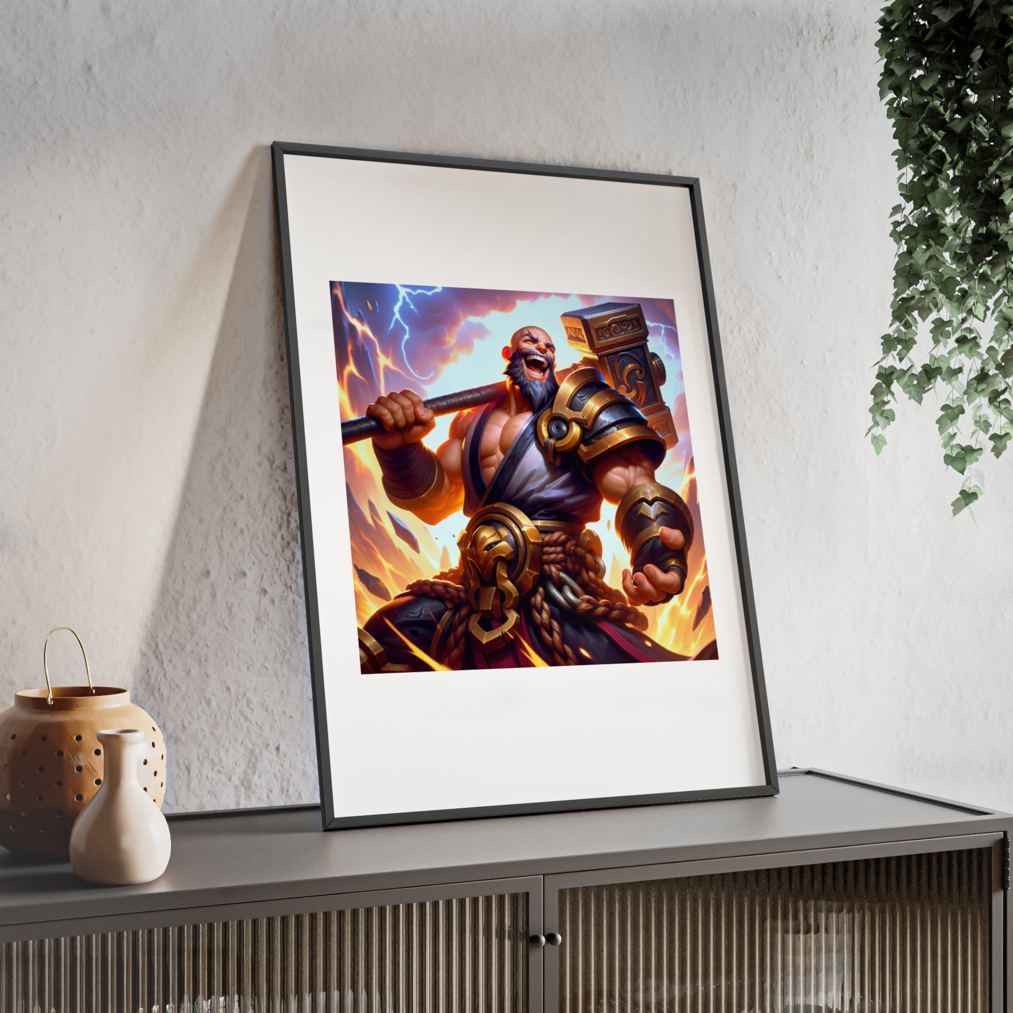 Poster mit Holzrahmen, Art.-Nr. FY 00134 P