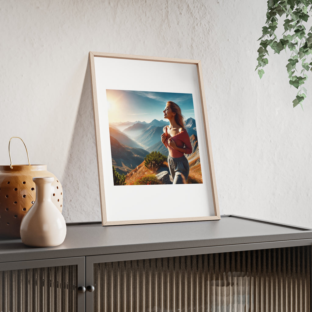 Poster mit Holzrahmen, Art-Nr. AP 00132 P