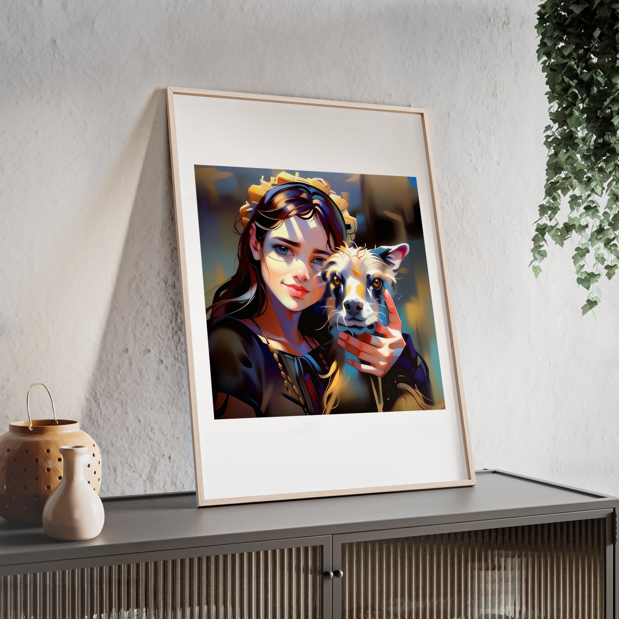 Poster mit Holzrahmen, Art.-Nr. AP 00123 P