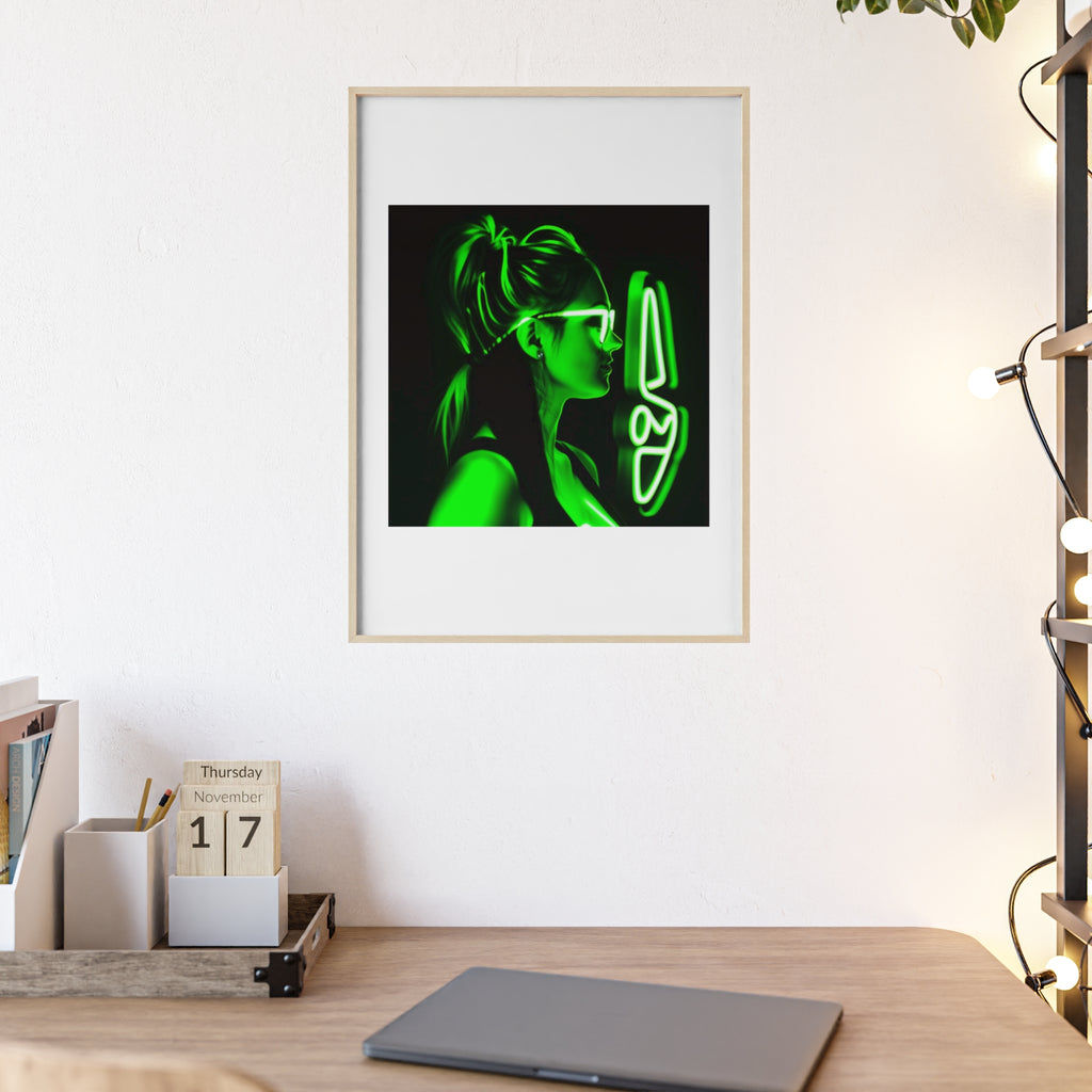 Poster mit Holzrahmen, Art.-Nr. FY 00105 P