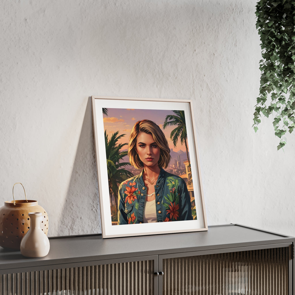 Poster mit Holzrahmen, Art.-Nr. AP 00151 P